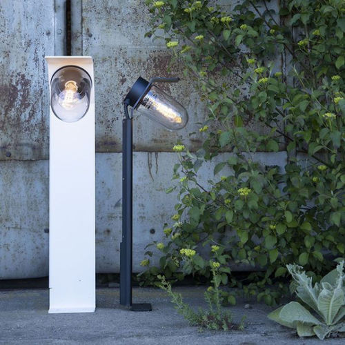 Leuchtpoller für Garten - SHERLOCK - Roger Pradier - modern / Milchglas / Aluminium
