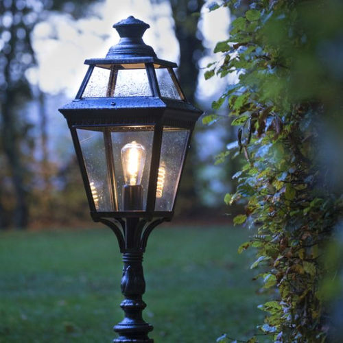 Leuchtpoller für Garten - Place des Vosges 3 - Roger Pradier - klassisch / Aluminium / Glas