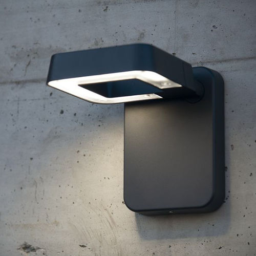 Moderne Wandleuchte - Square - Roger Pradier - für Außenbereich / Aluminium / Polycarbonat