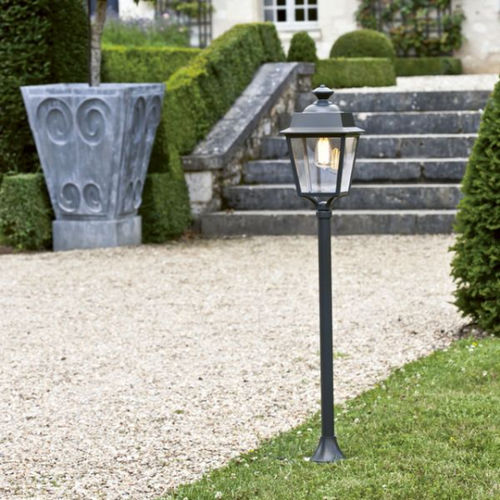 Klassischer Leuchtpoller - Place des Vosges 1 - Roger Pradier - Methacrylat / Aluminium / mit Glühlampe