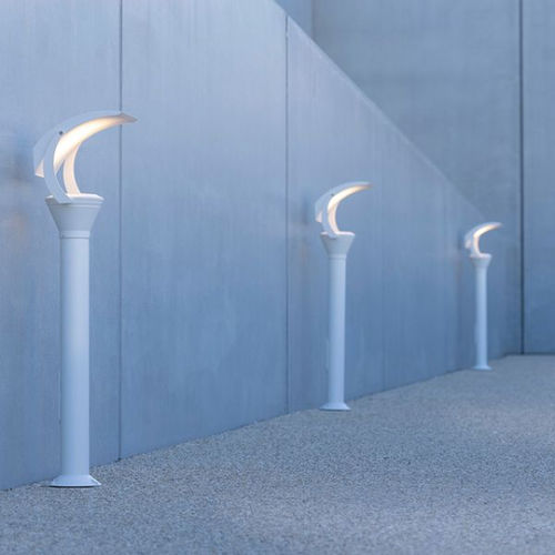 Moderner Leuchtpoller - OL 33 - Roger Pradier - Glas / Aluminium / LED