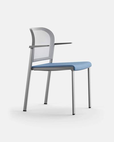 Moderner Stuhl - BIO M PT BR - IBEBI - für den Innenraum / Stoff / Netz