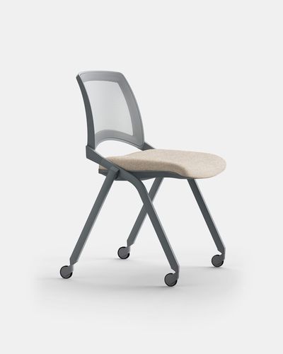 Moderner Konferenzstuhl - OPLÀ M PT R - IBEBI - für den Innenraum / Stoff / Polypropylen