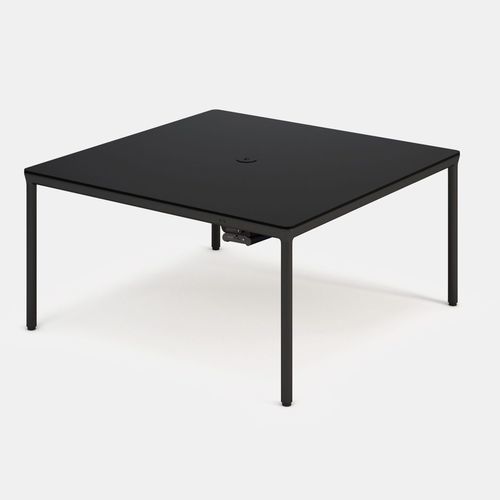 Moderner Besprechungstisch - ORFEO Q - IBEBI - aus lackiertem Aluminium / HPL / Gestell aus Metall