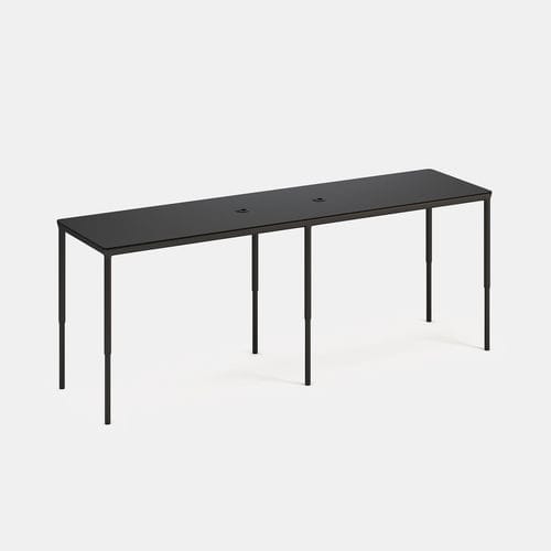 Besprechungstisch / minimalistisches Design - IBEBI - HPL / Gestell aus lackiertem Aluminium / Gestell aus lackiertem Aluminium