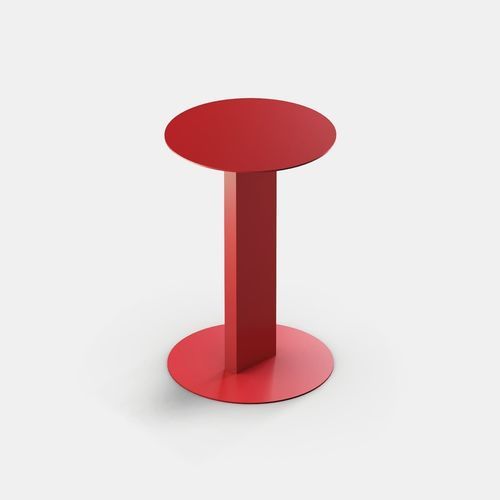 Moderner Beistelltisch - DOTLINE TAV - IBEBI - Stahlblech / pulverbeschichteter Stahl / Gestell aus pulverbeschichtetem Stahl