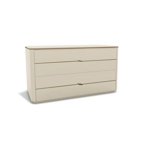 Moderne Kommode - ALLURE - ZANABONI - lackiertes Holz / Made in Italy / 4 Schubladen