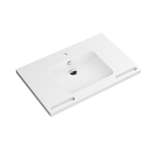 Eingebautes Waschbecken - 950.11.241 - HEWI Heinrich Wilke - rechteckig
