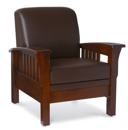 Moderner Sessel - SONORA - Carolina Business Furniture - Stoff / Holz / mit abnehmbarem Kissen