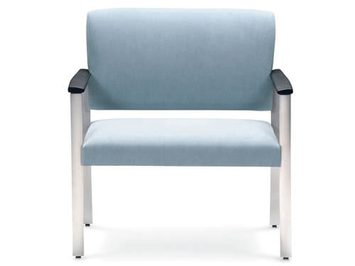 Medizinischer Sessel / Stoff - AMENITY - Carolina Business Furniture - Metall / für Übergewichtige / blau