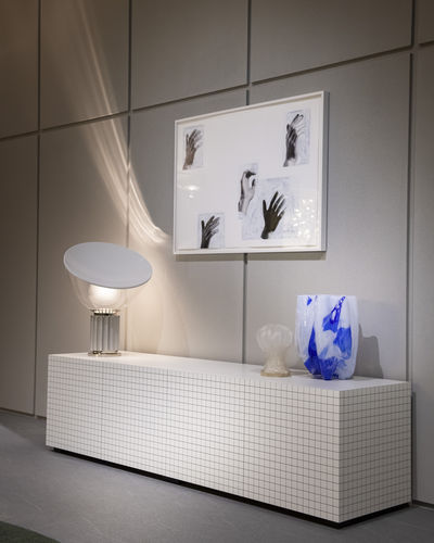 Modernes Sideboard - QUADERNA 756 - Zanotta - Holz / Glas / Laminat
