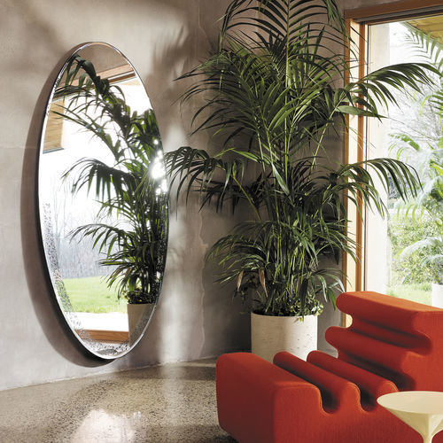 Wandmontierter Spiegel - SOSIA - Zanotta - modern / rund / oval