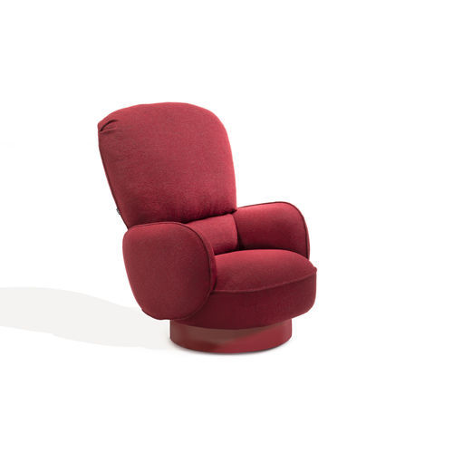 Moderner Sessel - YORI-KIRI - Zanotta - Stoff / Stahl / Bergère-Stil