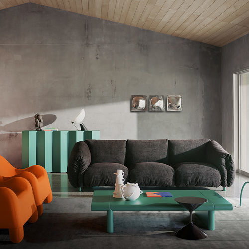 Modulsofa - ZA:ZA MAX - Zanotta - modern / Stoff / mit Armlehnen