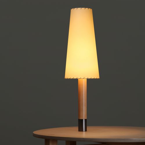 Tischlampe - BÁSICA  - Santa & Cole - tragbar / Bronze / Nickel