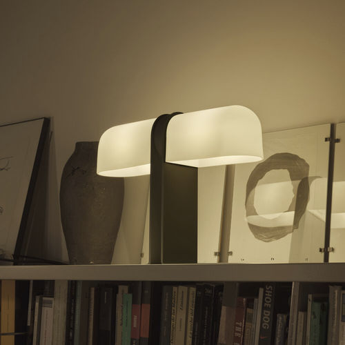 Bürolampe - DUO - Santa & Cole - Metall / Glas / modern