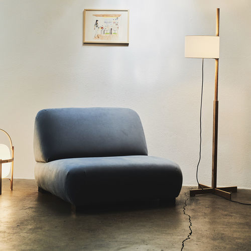 Moderner Kaminsessel - CADAQUÉS - Santa & Cole - Stoff / modular / Farbe anpassbar