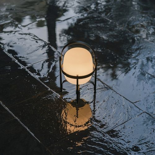Tischlampe - CESTITA - Santa & Cole - tragbar / Aluminium / Edelstahl