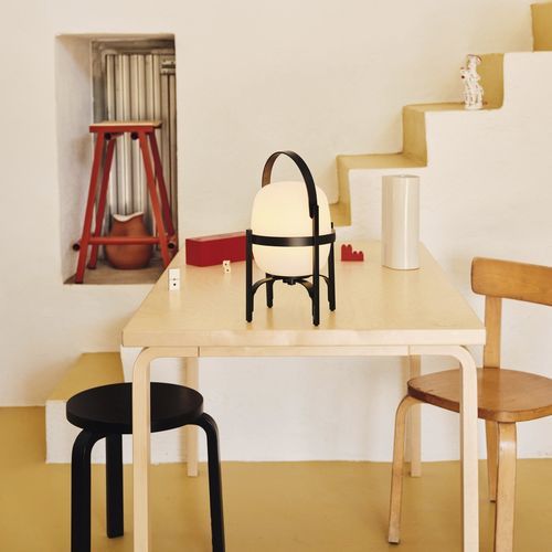 Tischlampe - CESTITA - Santa & Cole - tragbar / Aluminium / Edelstahl