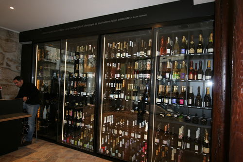 Weinkühlschrank für professionellen Einsatz - CHAMPAGNE - COFRAVIN - Einbau / Edelstahl / maßgefertigt