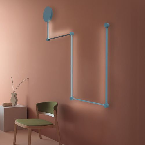 Wandleuchte / originelles Design - DOT TO DOT - ZAVA SRL - für den Innenraum / Aluminium / Eisen