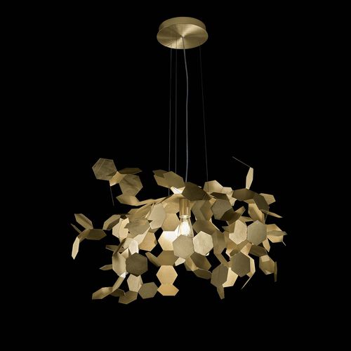 Hängelampe - ANDROMEDA - ZAVA SRL - Messing / modern / mit Kabel