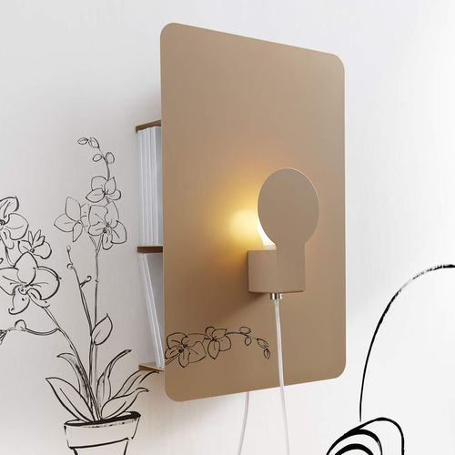 Wandleuchte / originelles Design - SKETCH - ZAVA SRL - für den Innenraum / Eisen / verchromter Messing