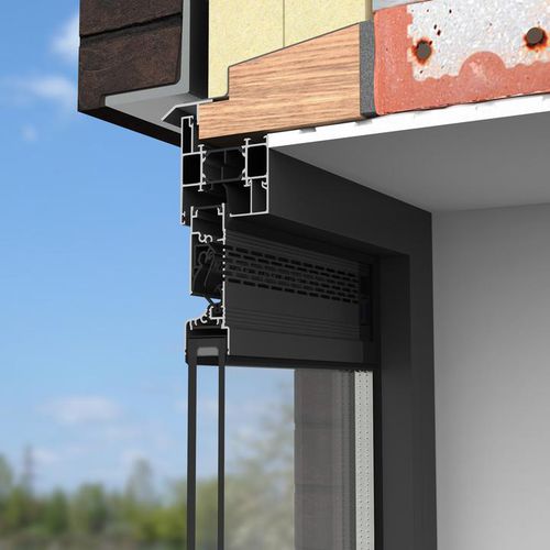 Selbstregulierender Fensterlüfter - THM90 EVO - RENSON - mit Wärmedämmung