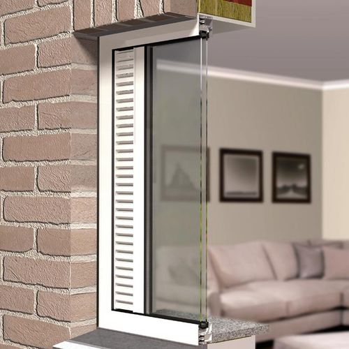 Fensterlüfter mit Wärmedämmung - THL100 V - RENSON - zur Belüftung
