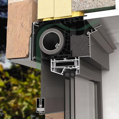 Windfester Fensterlüfter - FIXVENT MONO UT  - RENSON - selbstregulierend / zur Belüftung / integrierten Sonnenschutzblenden