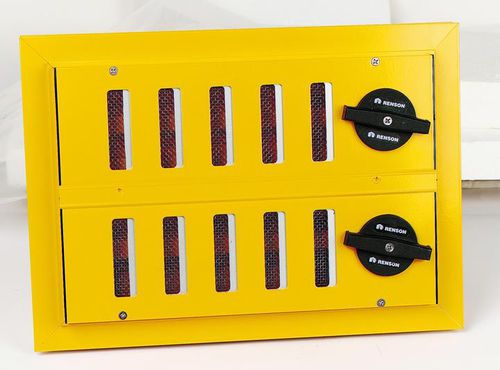 Aluminium-Lüftungsgitter - 414VA - RENSON - linear / zur Außenaufstellung / für Privatgebrauch