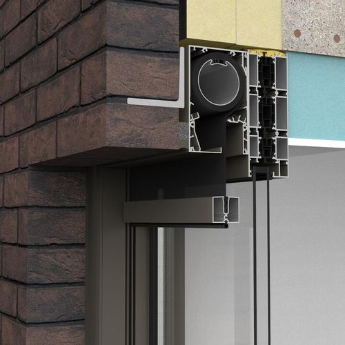 Jalousie für Fenster - FIXSCREEN® MINIMAL M7 - RENSON - Stoff / für Außenbereich / mit Kettenauslösung