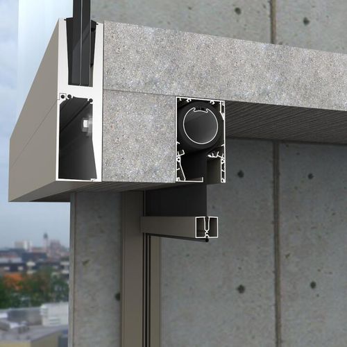 Jalousie für Fenster - FIXSCREEN® MINIMAL SMALL M7A F - RENSON - für Verandas / Stoff / für Außenbereich