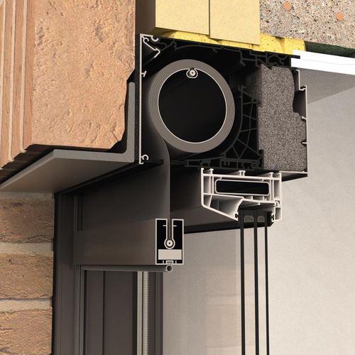 Akustik-Fensterlüfter - FIXSCREEN® MONO AK  - RENSON - windfest / selbstregulierend