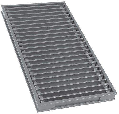 Lüftungsgitter / extrudiertes Aluminium - 311/2 - RENSON - rechteckig / für Innenanwendung / für professionellen Gebrauch