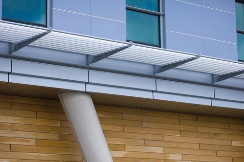 Aluminium-Sonnenschutzlamelle - ICA.125 - RENSON - für Verandas / für Fassaden / für Fenster
