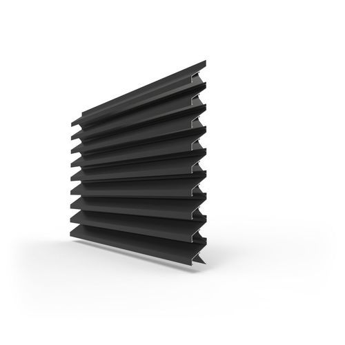 Fassadenverkleidung aus Lamellen - Linius L.066IM1 - RENSON - extrudiertes Aluminium / nachhaltig / profiliert