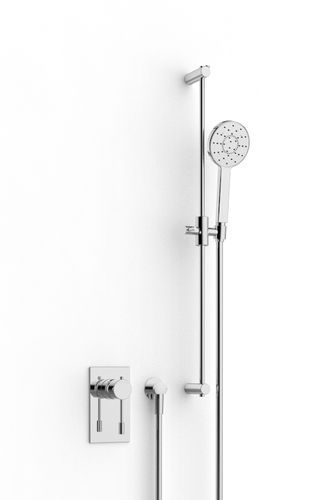 Wandmontiertes Duschsystem - 6901 ADI-120 - ZAZZERI - modern / mit Handbrause