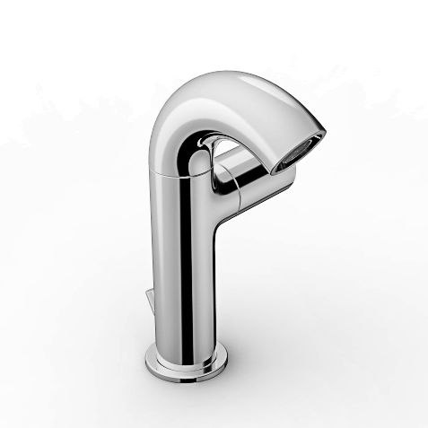 Einhebelmischer für Waschtisch - 2100 MLX-010 - ZAZZERI - Aufsatz / aus verchromtem Metall / für Badezimmer