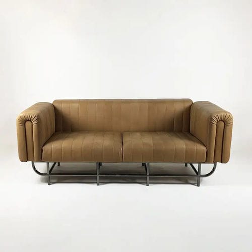 Modernes Sofa - PALMER - Bernini Gallery - Leder / mit Armlehnen / braun