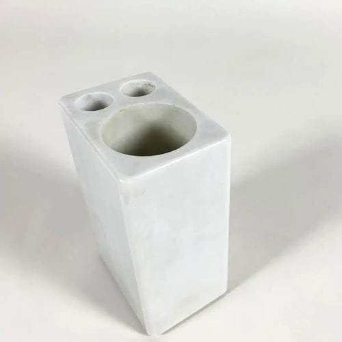 Moderne Vase - VASO - Bernini Gallery - Marmor / weiß