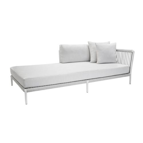 Moderne Liege - OTTI - SUTHERLAND - Kordel / Aluminium / für Außenbereich