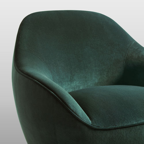 Möbelstoff - VELLA  - BERNHARDT textiles - einfarbig / Polyester / fleckenabweisend