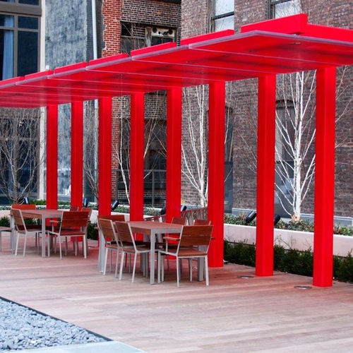 Selbsttragende Pergola - Polimer Tecnic - Kunststoff / Polyethylen / für Gewerbegebrauch