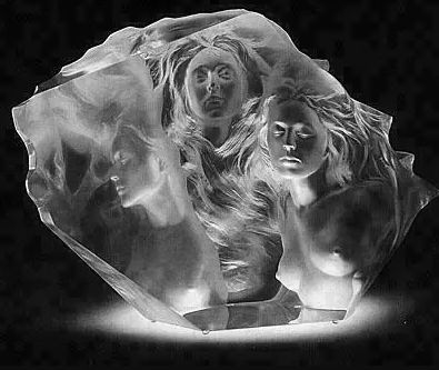 Polycarbonat-Skulptur - Polimer Tecnic - Acryl / freistehend / für Gewerbegebrauch