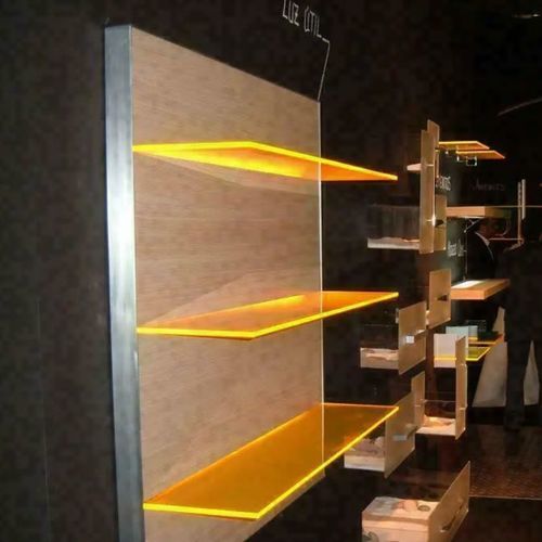 Wandmontiertes Regal - Polimer Tecnic - selbsttragend / modern / Kunststoff