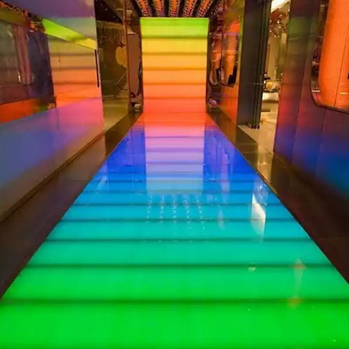 Wandmontiertes LED-Paneel - Polimer Tecnic - bodenstehend / RGB / hinterleuchtet