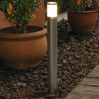 Leuchtpoller für Garten - MANIX FL - BEL-LIGHTING / TERZO-LIGHT - modern / Edelstahl / LED