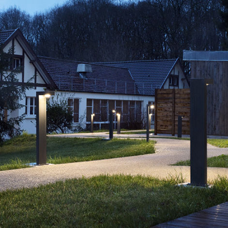 Moderner Leuchtpoller - SAMPA PRO - BEL-LIGHTING / TERZO-LIGHT - Metall / IP65