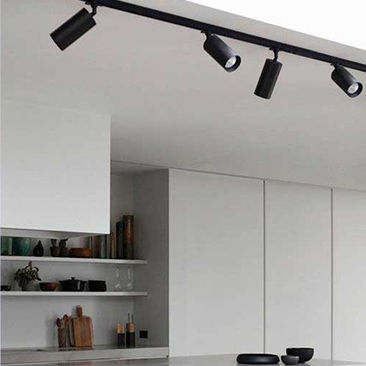 LED-Schienenleuchte - REEDS 4 - BEL-LIGHTING / TERZO-LIGHT - rund / Aluminiumguss / für Gewerbegebrauch